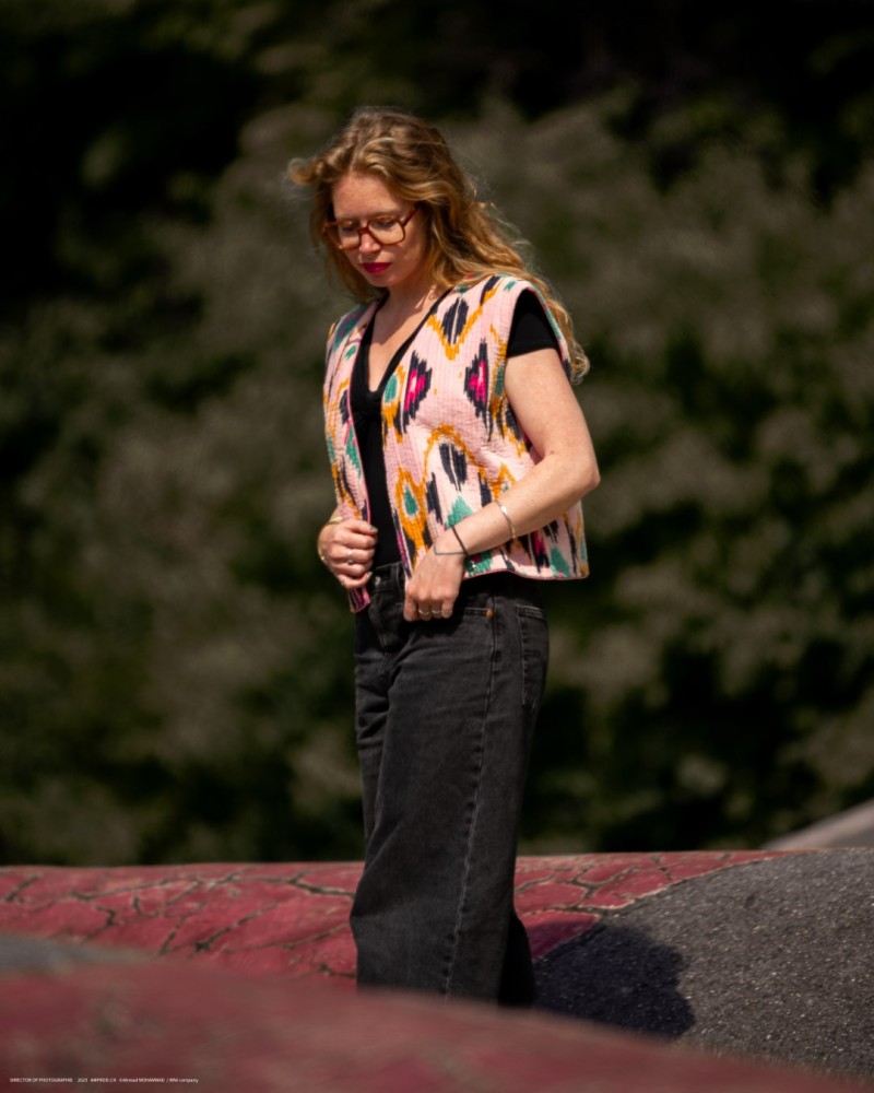 Gilet en velours Sarita