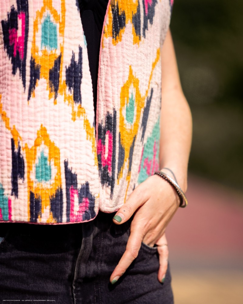 Gilet en velours Sarita