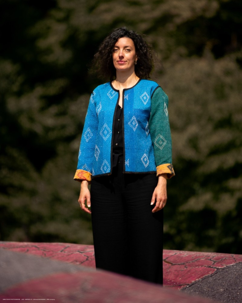 Veste kantha réversible Lahore