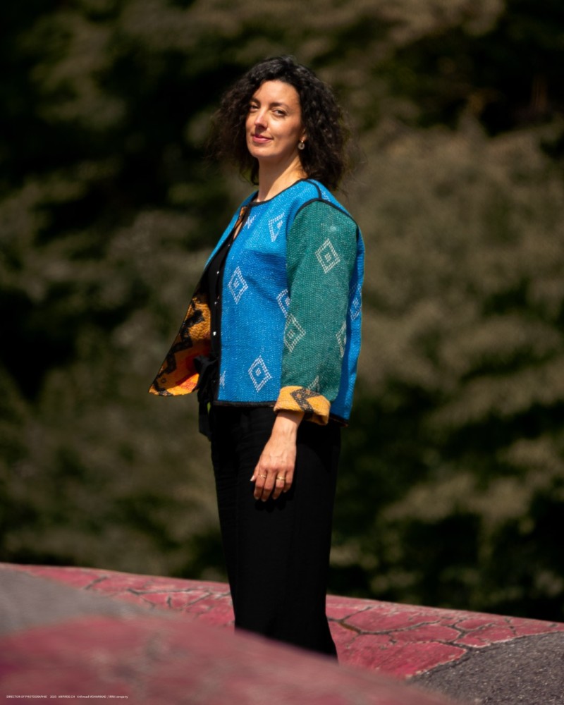 Veste kantha réversible Lahore
