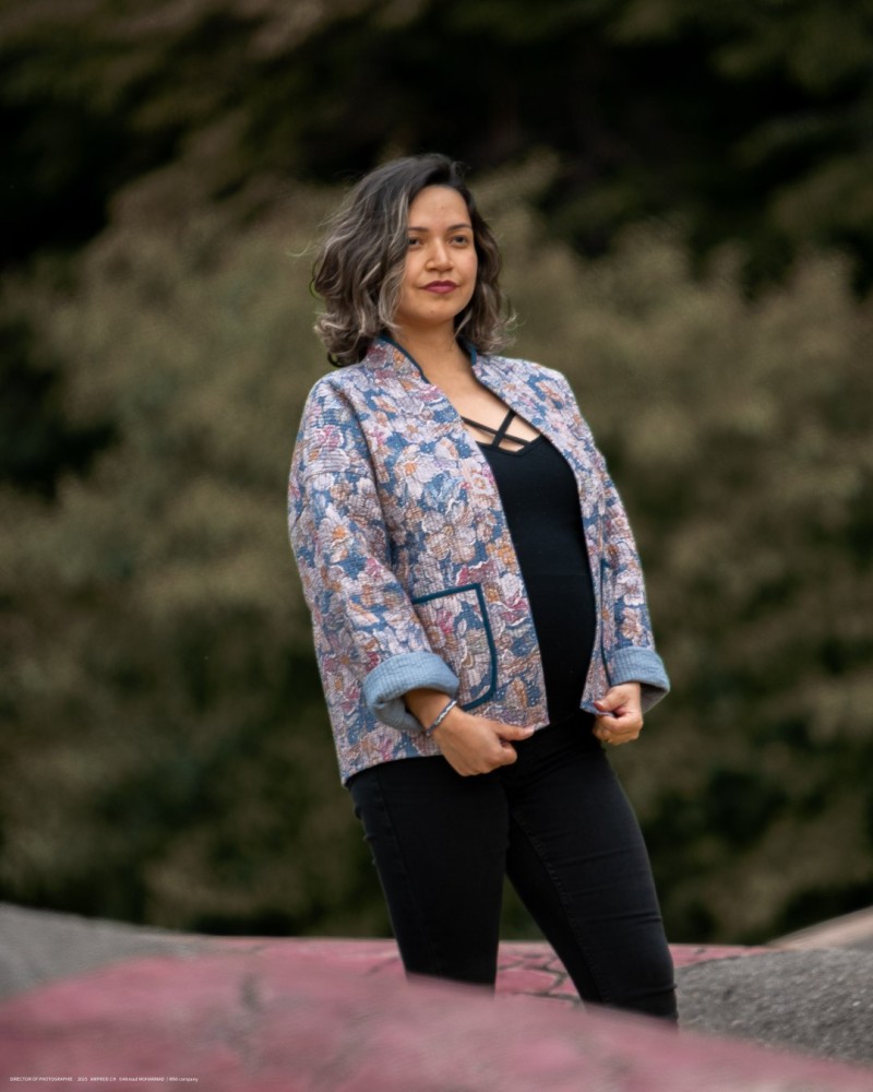 Veste en coton matelassée Iris