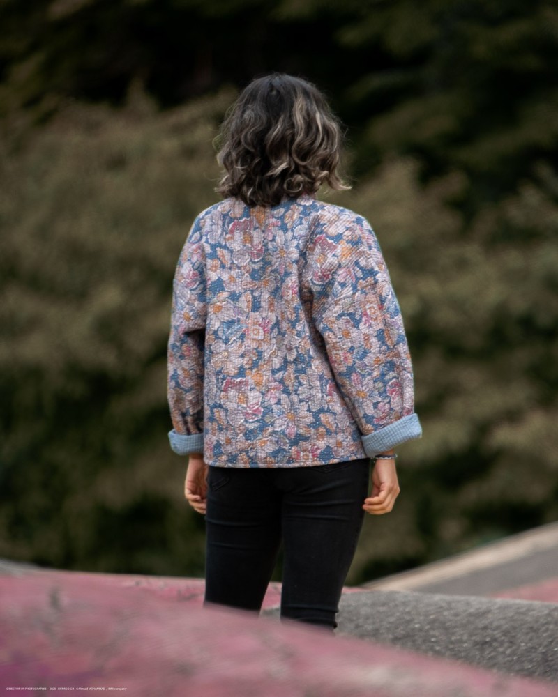Veste en coton matelassée Iris