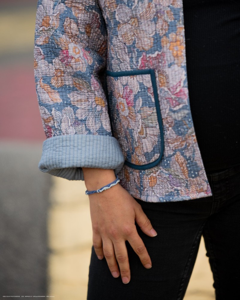 Veste en coton matelassée Iris