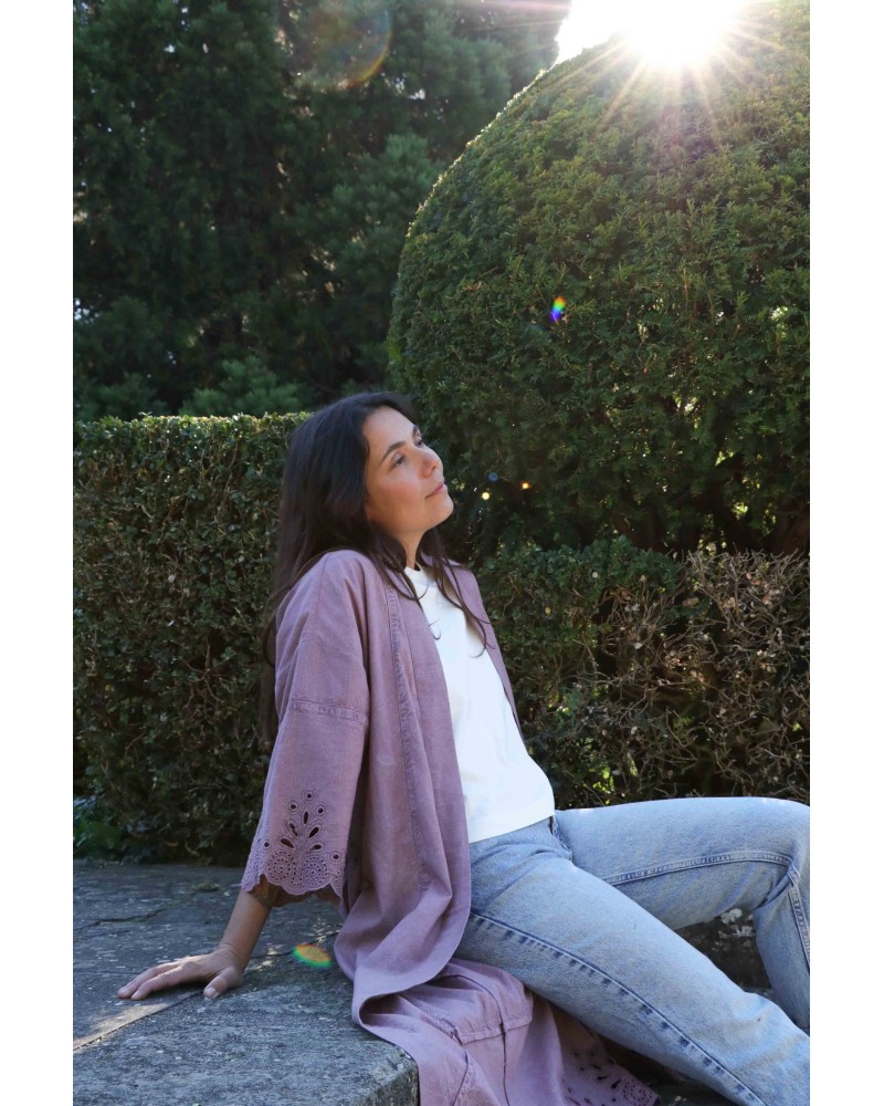 Kimono long  d'exception Piccardy