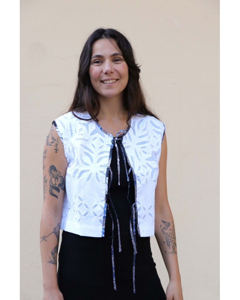 Gilet d'exception en coton Christyl