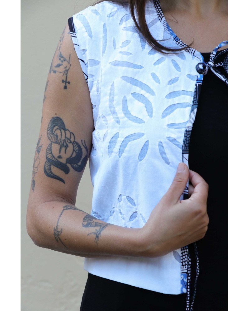 Gilet d'exception en coton Christyl