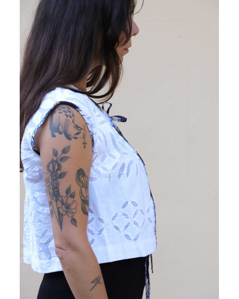 Gilet d'exception en coton Christyl