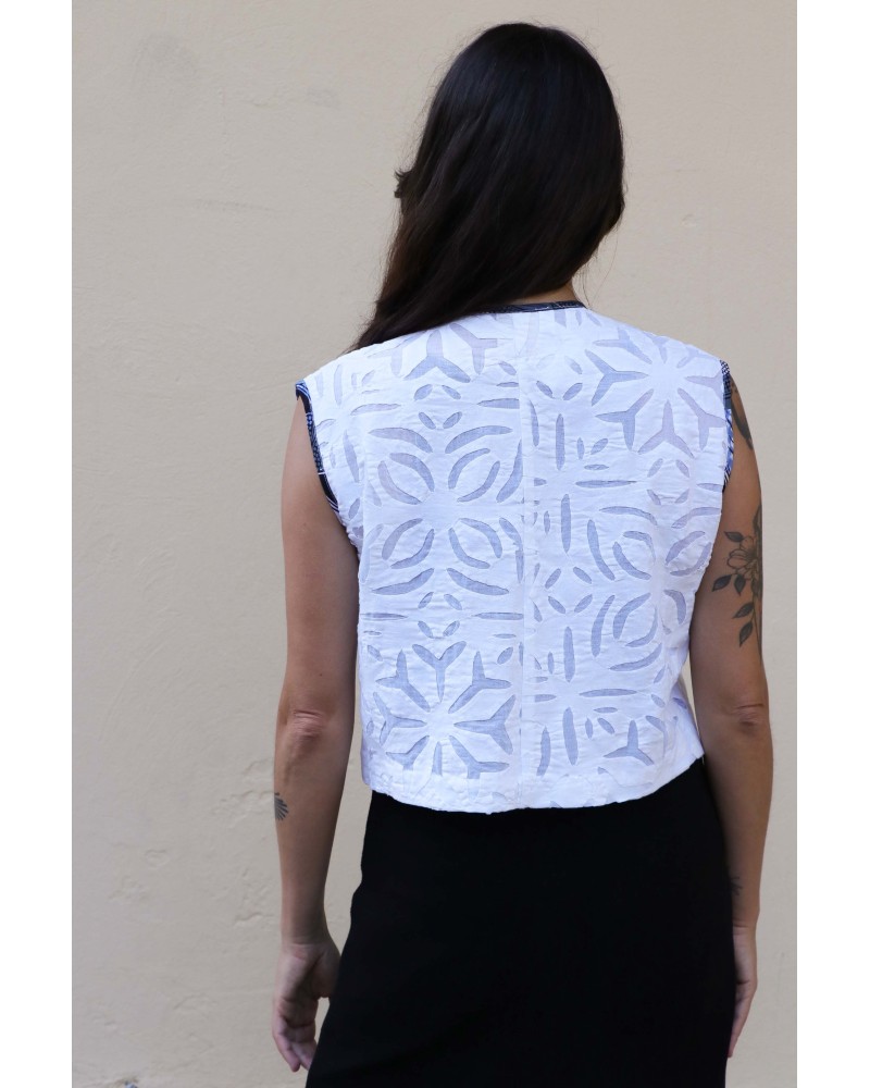 Gilet d'exception en coton Christyl