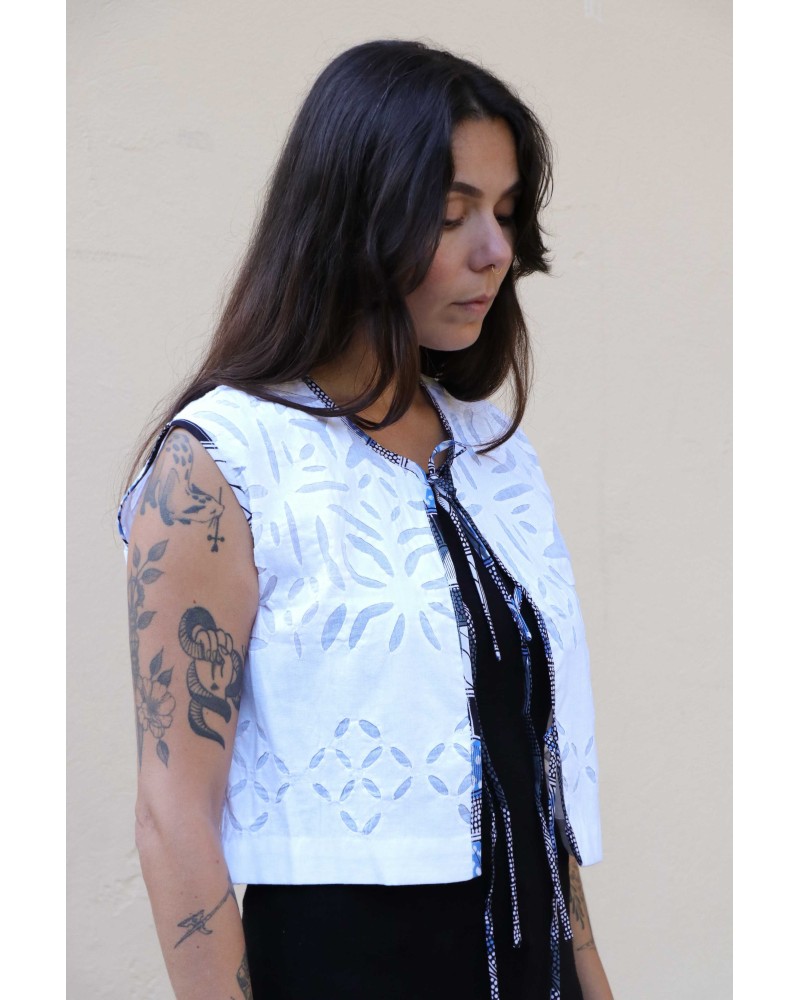 Gilet d'exception en coton Christyl