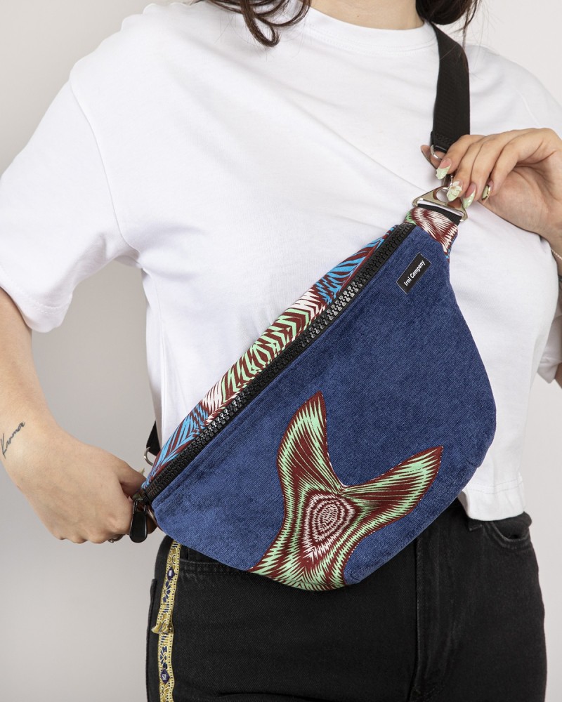 Sac banane medium Océan