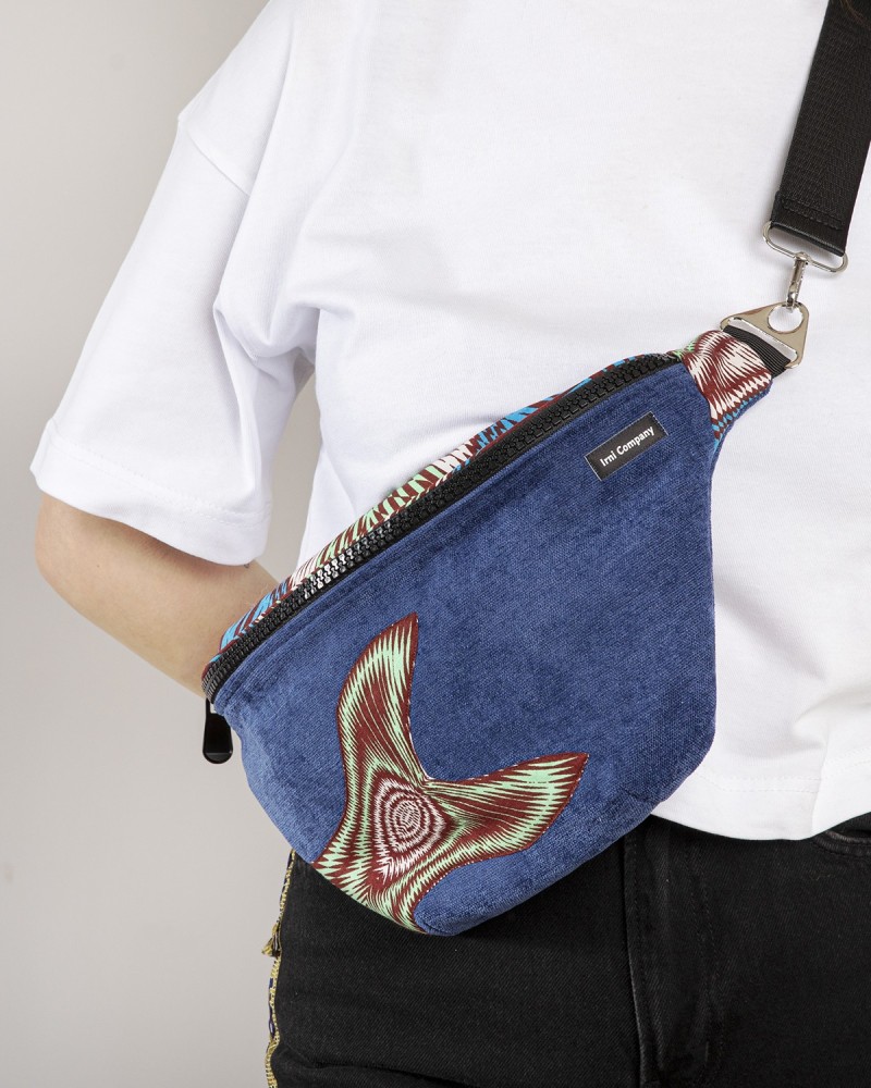 Sac banane medium Océan